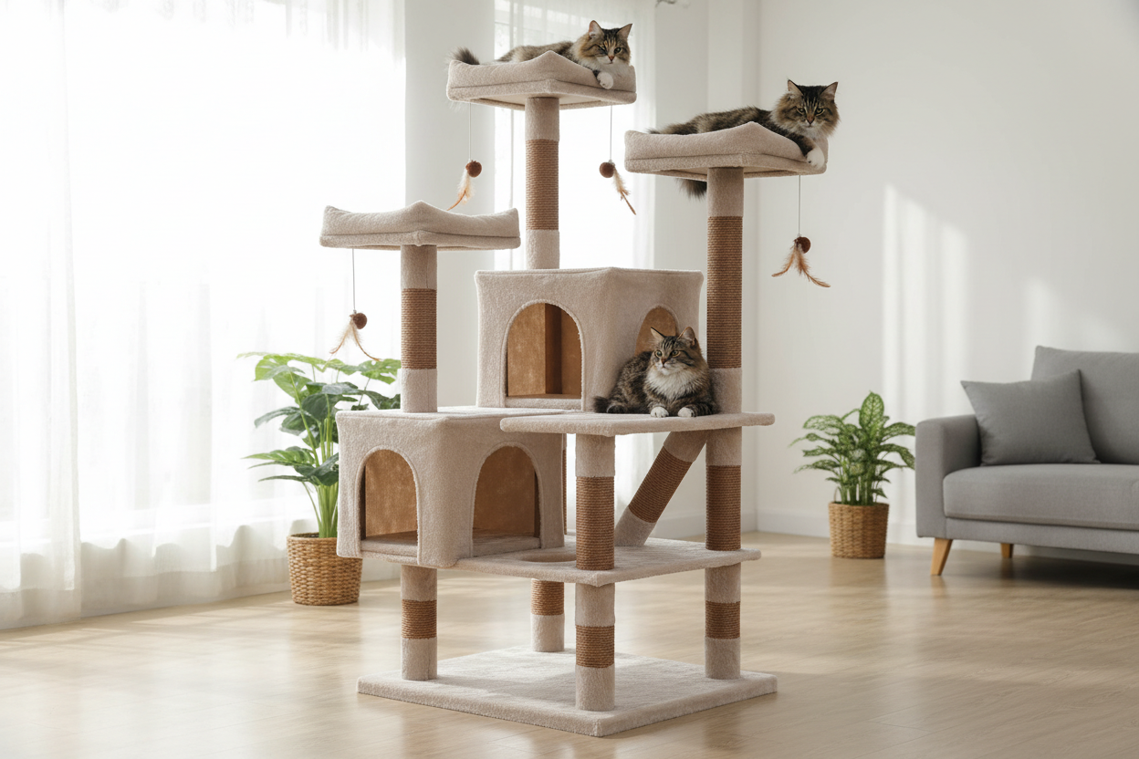 Cat Tree for Large Cats Cat Tower for Indoor